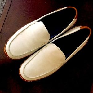 Cole Haan Air Mitchell VNTIAN Driver Loafer. Color Prstn Nbk/Tan